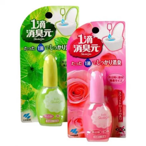 Nước thơm bồn cầu hương Shoshugen Kobayashi hương hoa hồng&hương bạc hà chai 20ml